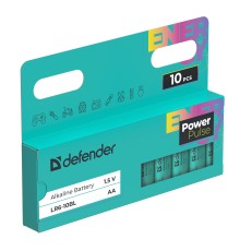 Defender Батарейка алкалиновая LR6-10BL АА,блистер,10 шт., PowerPulse
