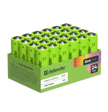 Defender Батарейка алкалиновая LR6-24box АА, бокс, 24 шт., EcoLine