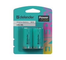 Defender Батарейка алкалиновая LR14-2BL С, блистер, 2 шт., PowerPulse
