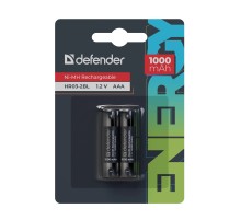 Defender Аккумуляторная батарея HR03-2BL 1000 mAh ААА, Ni-MH, блистер, 2 шт.