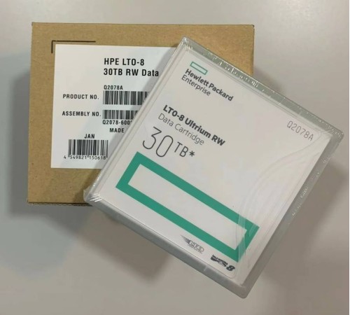 HPE Q2078A LTO-8 Ultrium 30TB RW Data Cartridge