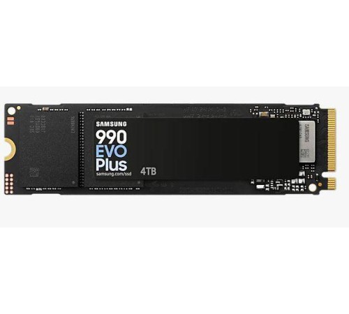 Твердотельный диск 4TB Samsung 990 EVO Plus, M.2, PCI-E 5.0 x2, V-NAND TLC [R/W - 7250/6300 MB/s]