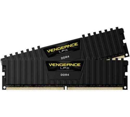 Модуль памяти CORSAIR 32GB 3600МГц DDR4 CL18 DIMM (Kit of 2x16GB) XMP 2.0, Vengeance LPX Black