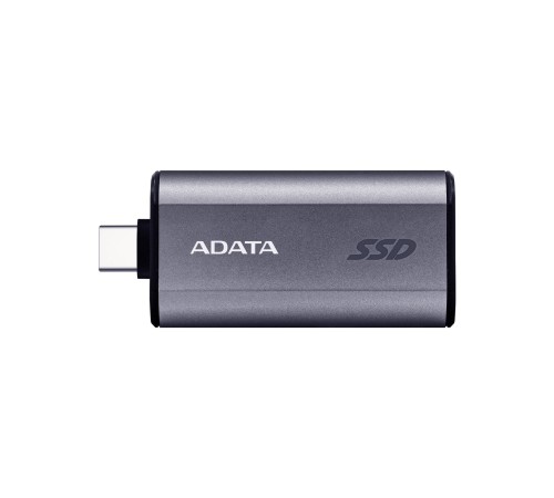 Твердотельный диск 500GB A-DATA SC750, External, USB 3.2 Gen 2 Type-C, [R/W -1050/1000 MB/s] серый