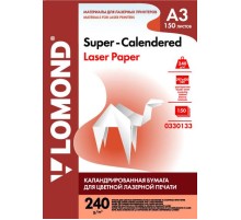 Бумага  LOMOND 240 г/м2 суперкаландр. д/с, А3, 150 листов