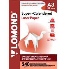 Бумага  LOMOND 240 г/м2 суперкаландр. д/с, А3, 150 листов