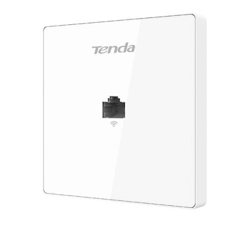 Tenda W12 Настенная гигабитная точка доступа, 2,4/5 ГГц, до 1167 Мбит/с, антенны 2x4дБи, PoE, 1x1 Гбит/с+1x1 Гбит/с(PoE)