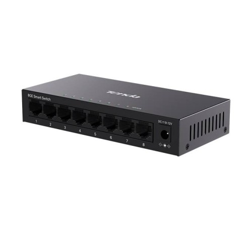 Tenda TEG2208D Коммутатор облачный управляемый, 8x1 Гбит/с, настольный, металлический корпус