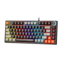 Defender Механическая клавиатура Wildfire GK-213 RU,чер/сер,82кн,TNT розов,1.5м_1