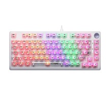 Defender Механическая клавиатура Icebone GK-354 RU,прозрач,81кн+FN,радуж,1.5м_1