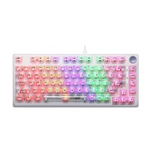 Defender Механическая клавиатура Icebone GK-354 RU,прозрач,81кн+FN,радуж,1.5м_1