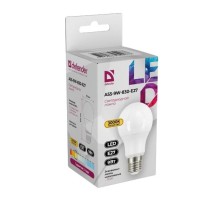 Defender Лампочка светодиодная A55-9W-830-E27 груша, 3000 К, теплый белый, 1 шт.