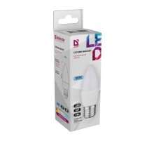 Defender Лампочка светодиодная C37-8W-840-E27 свеча, 4000 К, нейтральный белый, 1 шт