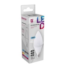Defender Лампочка светодиодная C37-10W-840-E14 свеча, 4000 К, нейтральный белый, 1 шт
