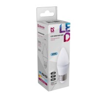 Defender Лампочка светодиодная C37-10W-840-E27 свеча, 4000 К, нейтральный белый, 1 шт