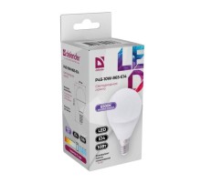 Defender Лампочка светодиодная P45-10W-865-E14 шар, 6500 К, холодный дневной, 1 шт.