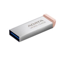 Флеш накопитель 64GB A-DATA UR350, USB 3.2, металл/коричневый