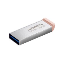 Флеш накопитель 64GB A-DATA UR350, USB 3.2, металл/коричневый