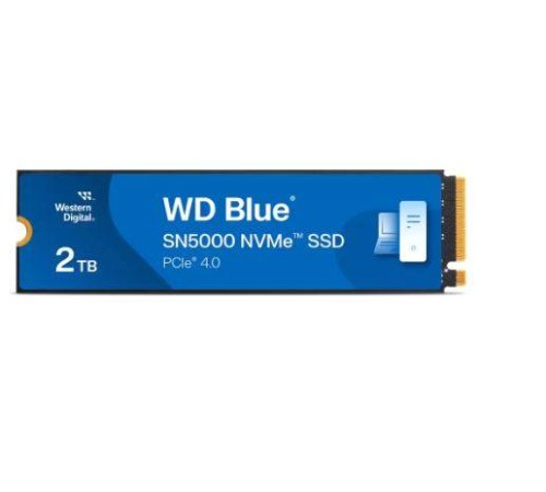 Твердотельный диск 2TB WD Blue, NVMe, M.2 2280, [R/W - 5150/4850 MB/s]