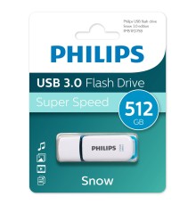 Флеш накопитель 512GB PHILIPS SNOW3.0 128GB, USB 3.0