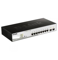 D-Link DGS-1210-10P/F3A Настраиваемый L2 коммутатор с 8 портами 10/100/1000Base-T и 2 портами 1000Base-X SFP
