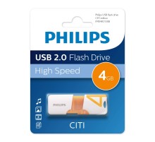 Флеш накопитель 4GB PHILIPS CITI2.0 4GB, USB 2.0