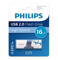 Флеш накопитель 16GB PHILIPS CITI2.0 16GB, USB 2.0
