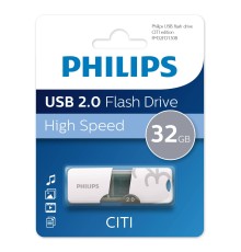 Флеш накопитель 32GB PHILIPS CITI2.0 32GB, USB 2.0