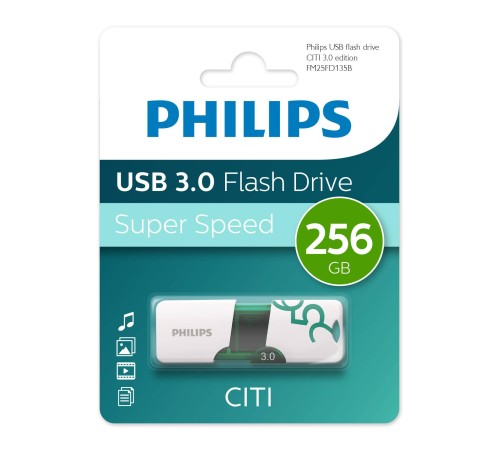 Флеш накопитель 256GB PHILIPS CITI3.0 256GB, USB 3.0