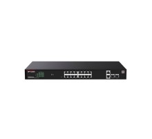 IP-COM G2220P-16-250W Коммутатор управляемый PoE, 18 портов, 18x1 Гбит/с, SFP 2x1 Гбит/с, PoE 16x30Вт (до 230Вт)