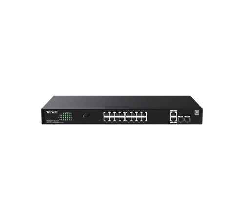 Tenda TEG2220P-16-250W Коммутатор управляемый PoE, 18 портов, 18x1 Гбит/с, SFP 2x1 Гбит/с, PoE 16x30Вт (до 230Вт) Tenda TEG2220P-16-250W Коммутатор управляемый PoE, 18 портов, 18x1 Гбит/с, SFP 2x1 Гбит/с, PoE 16x30Вт (до 230Вт)