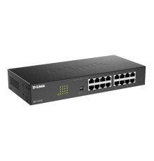 D-Link DGS-1016D/J1A Неуправляемый коммутатор с 16 портами 10/100/1000Base-T и DIP-переключателем