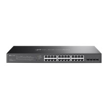 TP-Link SG2428LP Управляемый 28‑портовый гигабитный коммутатор L2 с 24 портами, 16 портов PoE+, 4 гигабитных SFP-слота
