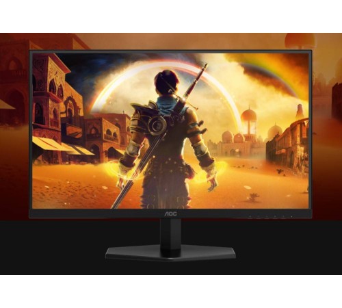МОНИТОР 27" AOC 27G42E Black (IPS, 1920x1080, 180Hz, 0.5 ms, 178°/178°, 300 cd/m, 80M:1, +2xHDMI 2.0, +DisplayPort 1.4)
