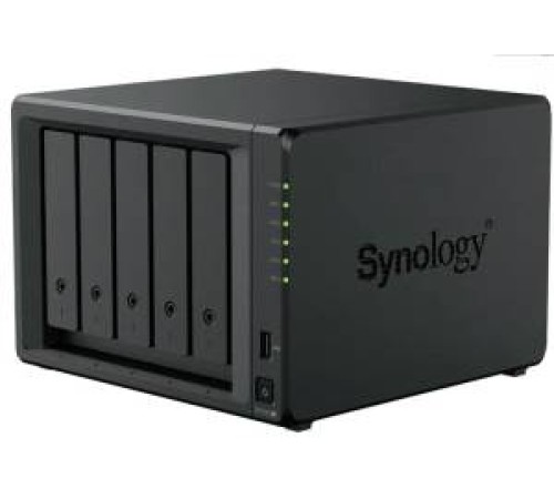 Synology DS1525+ 	AMD V1500B (Quad-Core, 8 Threads) 2.2 GHz (Base Clock) 	8GB DDR4 ECC (Expandable) 	5 x 3.5”/2.5” SATA HDD/SSD 2 x M.2 NVMe (for SSD cache, no storage pool support) 2 x 2.5GbE RJ-45