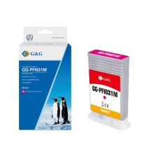 Картридж струйный G&G, аналог Canon PFI031M (6265C001) пурпурный 55ml