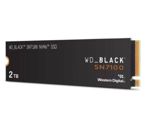 Твердотельный диск 2TB WD Black SN7100 , M.2 2280, PCI-E 3x4, [R/W - 7250/6900 MB/s] 3D-NAND TLC