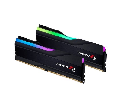 Модуль памяти G.SKILL TRIDENT Z5 RGB 32GB 6000МГц DDR5 CL30 DIMM (Kit of 2x16GB) 1.35V XMP 3.0, Black