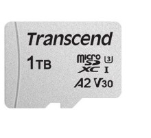 Флеш карта microSD 1TB Transcend microSDXC Class 10 UHS-I U3, V30, A2, (SD адаптер), TLC