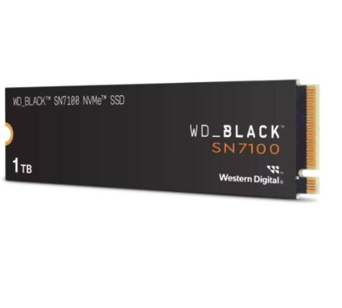 Твердотельный диск 1TB WD Black SN7100 , M.2 2280, PCI-E 3x4, [R/W - 7250/6900 MB/s] 3D-NAND TLC