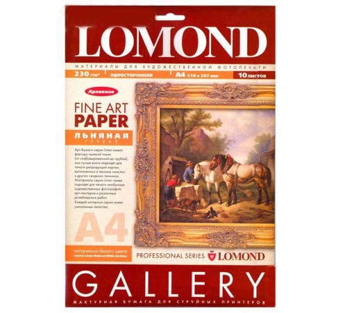 Холст LOMOND для струйного принтера Pigm Canvas P А4 10л Холст LOMOND для струйного принтера Pigm Canvas P А4 10л