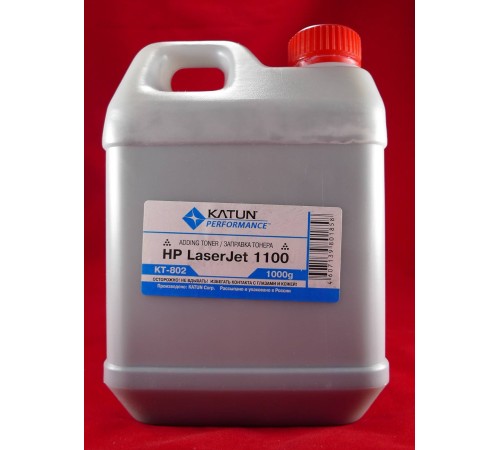 Тонер для картриджей C4092A/C3906A, FX-3/EP-22/EP-A (кан. 1кг) Katun фас.Россия