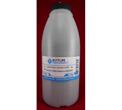Тонер для картриджей C4127X,C4129X,C8061X,EP-52,EP-65 (фл. 500г) Katun фас.Россия