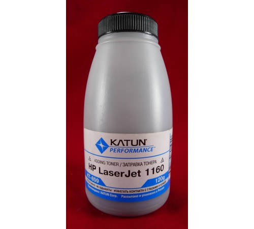 Тонер для картриджей Q5949A, CRG-708 (фл. 120г) Katun фас.Россия