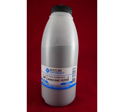 Тонер для картриджей Q1338A,Q5942A,Q7516A,CZ192A,CE255X,CRG-724H (фл. 500г) Katun фас.Россия