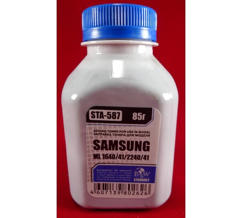 Тонер SAMSUNG ML-1640/41/1910/15/2240/41/SCX 4600/23 (фл. 85г) B&W Standart фас.Россия Тонер SAMSUNG ML-1640/41/1910/15/2240/41/SCX 4600/23 (фл. 85г) B&W Standart фас.Россия