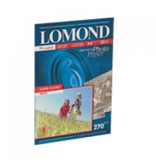 Фотобумага LOMOND 270/A4/20л. СУПЕРГЛ  (Warm)