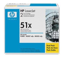 HP Q7551XD Картридж ,Black{LaserJet P3005/M3027mfp/M3035mfp, Black, 2-pack, (2 x 13000стр.)}