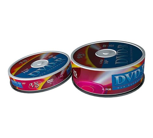 Диски VS DVD-R 4,7 GB 16x Shrink/25