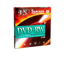 VS DVD+RW 4,7 GB 4x конверт/5